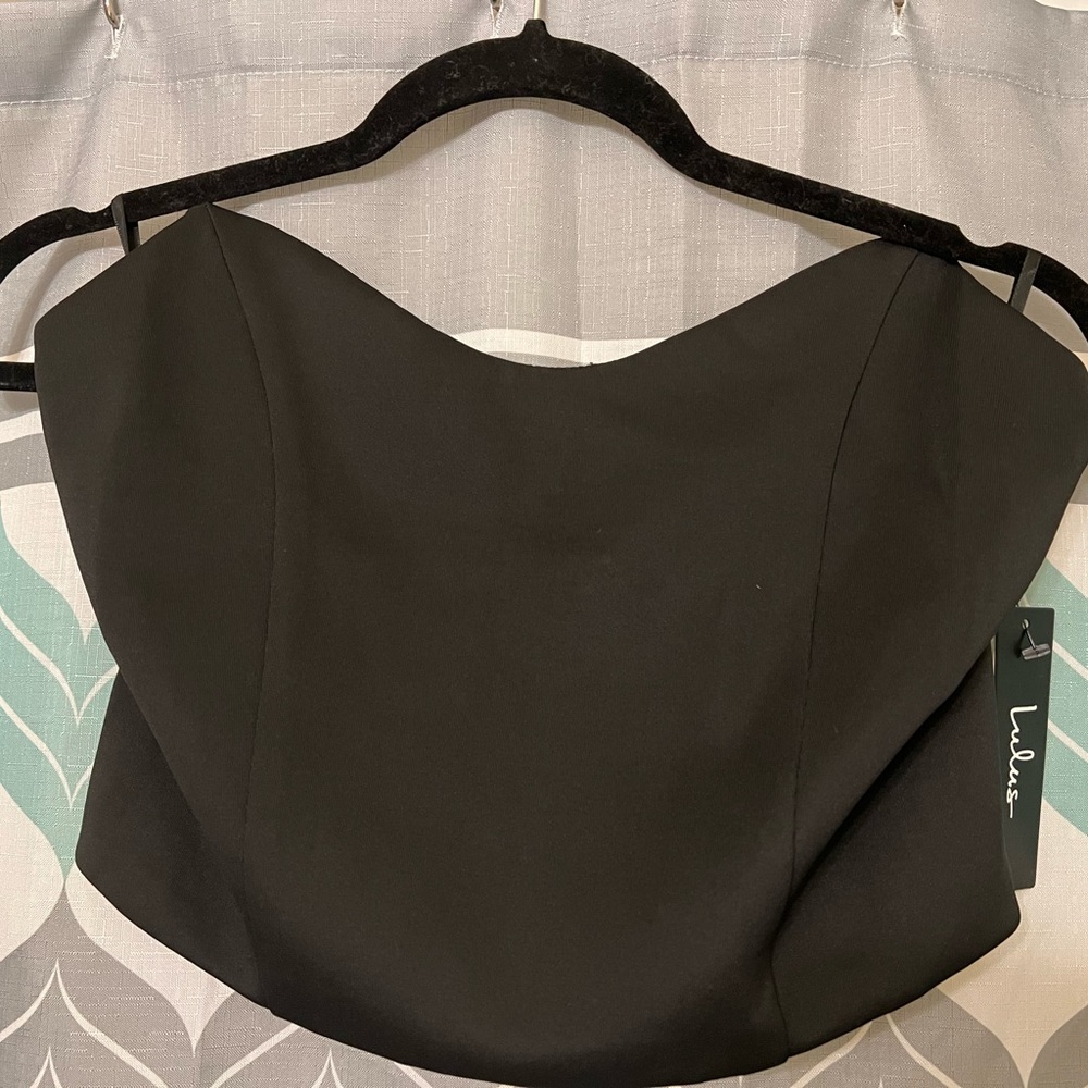 Strapless Crop Top